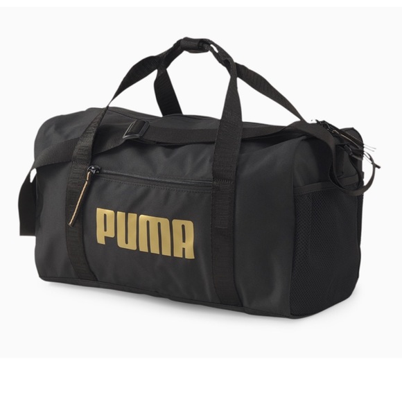 Puma Other - PUMA SURFACE DUFFEL BLACK/GOLD BAG, BRAND NEW WITH TAGS